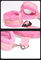 분홍색 방석 BDSM 손목과 발목 팔목 성인 속박 장비