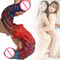 페니스 남근 대용품 항문 두배 침해 스트랩 가짜 페니스 위의 PVC 레즈비언 스트랩